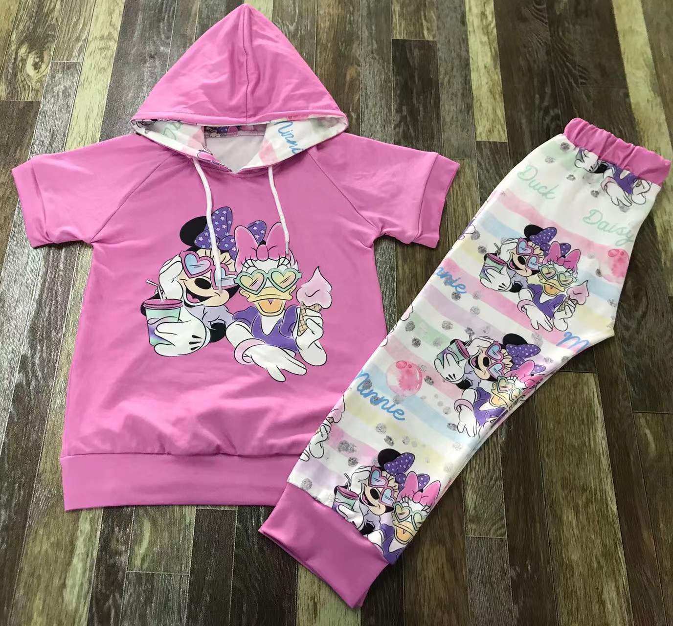 Best Friends Minnie and Daisy  Long Sleeve Pant Set