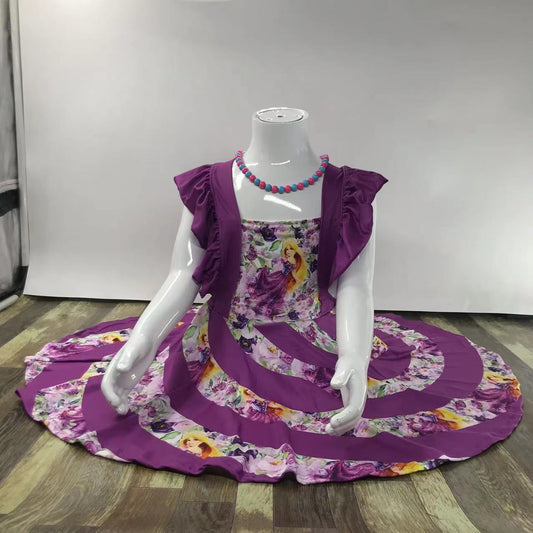 Purple Princess Twirl Dress