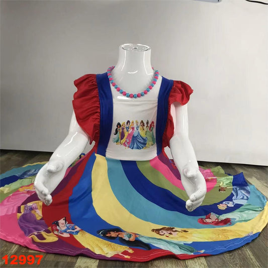 Rainbow Princess Twirl Dress