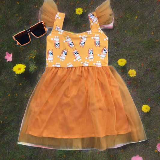 Bingo Tulle Girls' Summer Dress