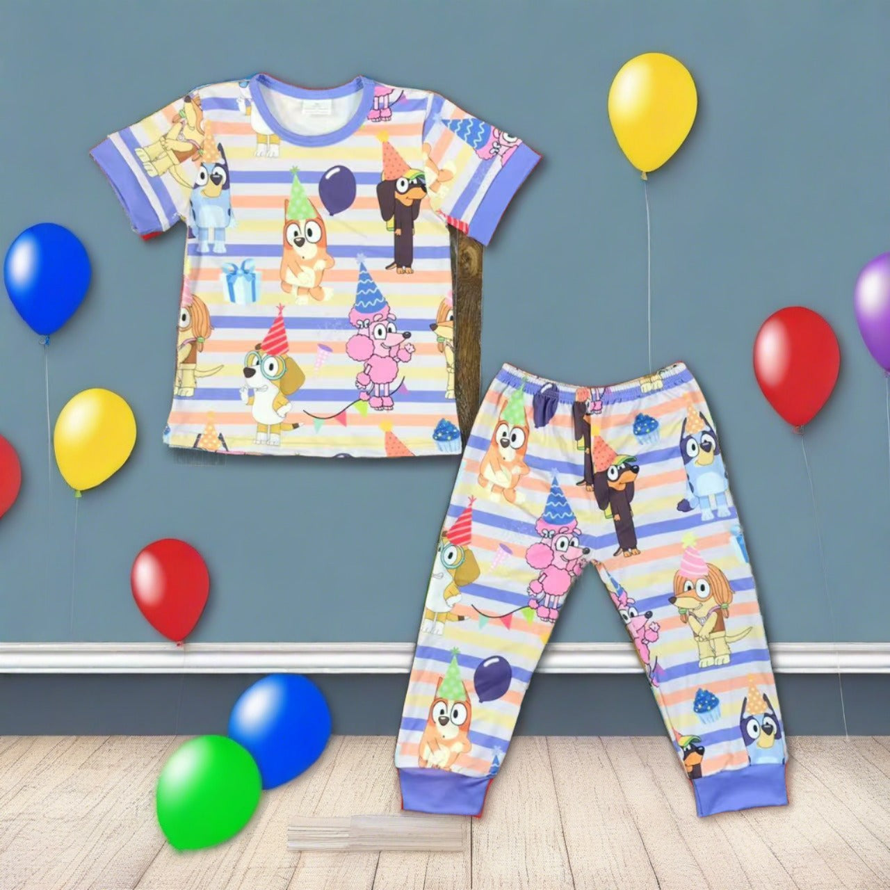 Bluey and Friends Party Boys Lounge Outfit