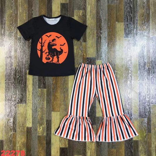 Dino Stripe Pant Set