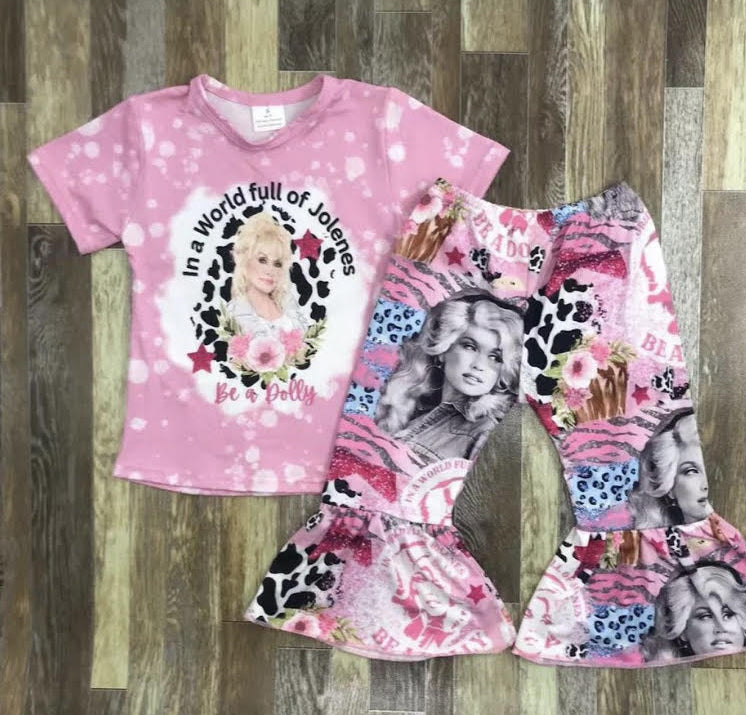 In a World Full of Jolene's Be a Dolly Girls Pant Set