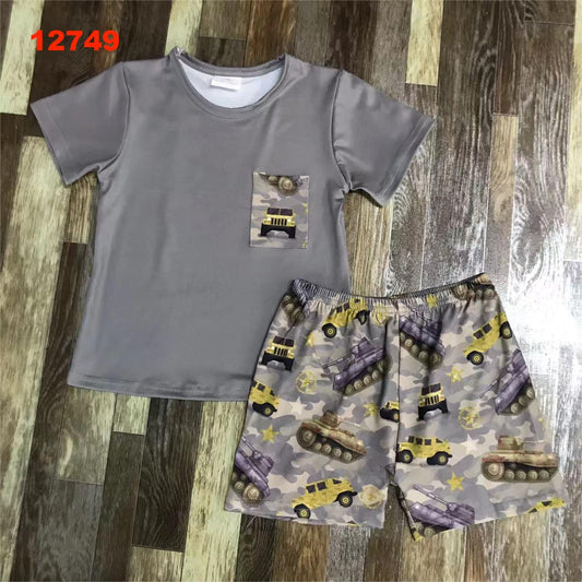 Army Tanks Boys Outfit